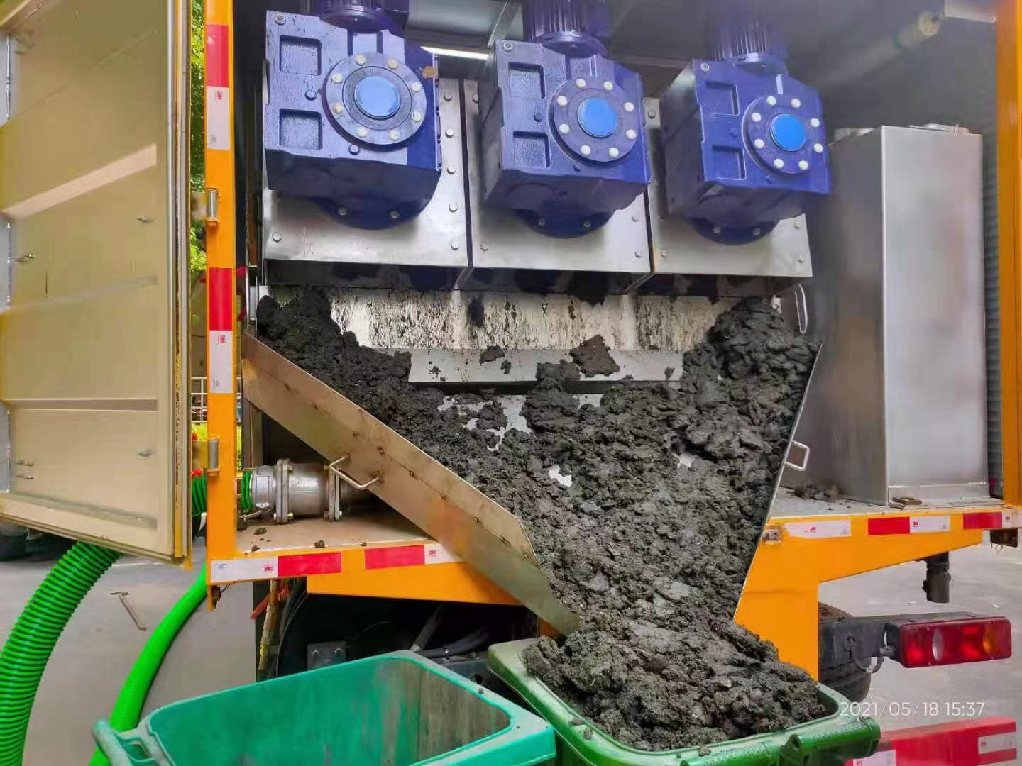 德格化粪池清掏城市维护站-泥浆净化干湿分离处理